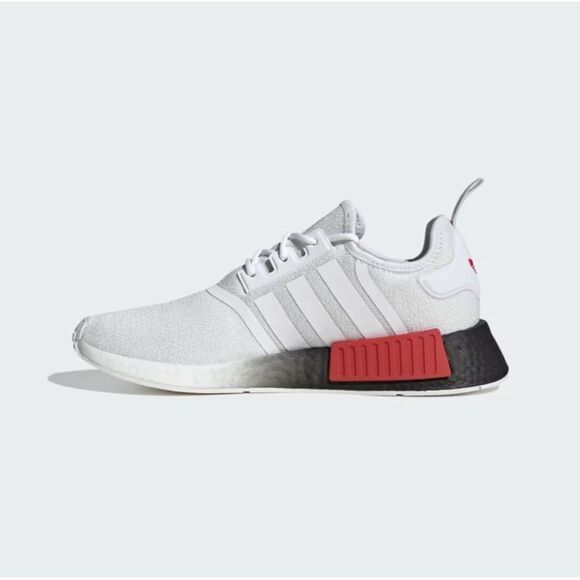 adidas NMD R1 IF4892 White Red Black Men\'s  Size 8.5 Women\'s 9.5 main image 8